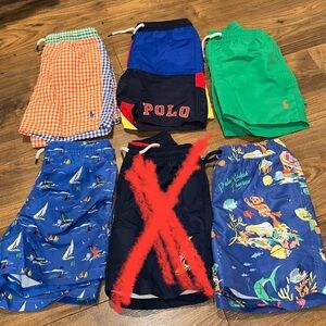 5 Polo Ralph Lauren swim shorts - will sell individually - see description